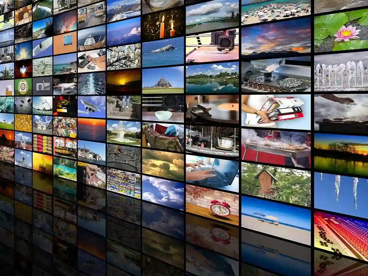 Multiple TV screens streaming live channels from the best IPTV provider UK